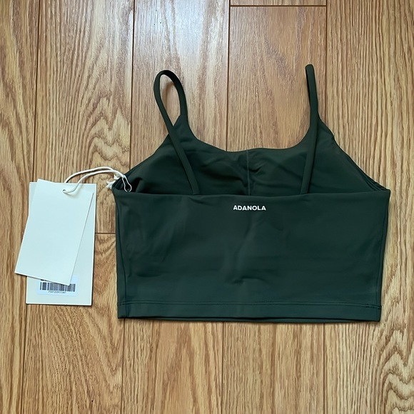 NWT Adanola Ultimate Tank Bra - Dark Olive - Picture 6 of 6